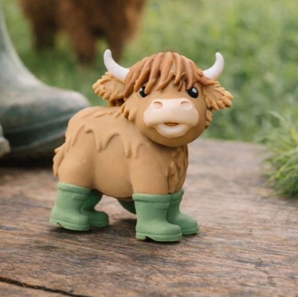 Bath & Body Works Highland Cow Keychain Pocketbac Holder SOLDOUT EVERYWHERE - Picture 3 of 9